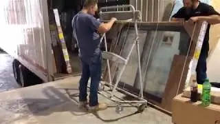 Window Vendor Truck Unloading