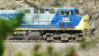 Train With CSX 818 & 146 Through Relay & Up The Old Main