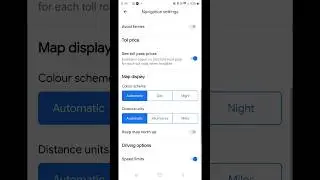 Google Map settings you must know | Speed Limit feature | Avoid Toll roads, Motorways & Ferries