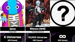 ALL ANIME CHARACTERS KILL COUNT⚔️💀!! | WAIT FOR THE END!!🔥