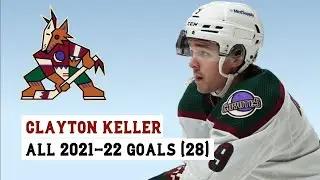 Clayton Keller (#9) All 28 Goals of the 2021-22 NHL Season