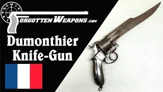 Huge Dumonthier Bowie Knife Revolver