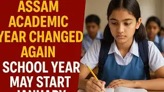 Assam Academic year Changed again ?School  Year may Start from January /2026/asseb