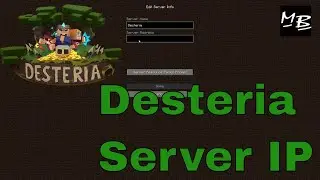 Minecraft Desteria Server IP Address