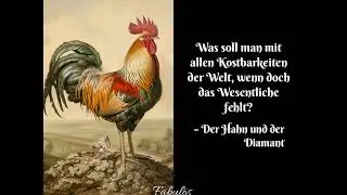 &Auml;sops Fabeln: Der Hahn und der Diamant