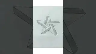 How to Draw An Impossible 3D Star Narrated Step By Step/Beautiful Drawing Academy