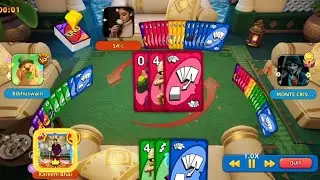 Uno mobail game || go wild x1000 +6 long video 🥳💣 Uno! Uno with kareem 