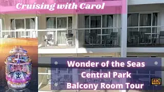 Wonder of the Seas - Central Park Balcony Room Tour #wonderoftheseas #centralparkbalcony #rccl