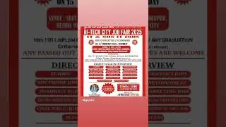 Mega job mela in Hyderabad|| latest jobs in Hyderabad||Job mela || 10th to Any Graduation can attend