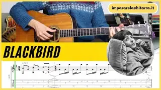 Blackbird | The Beatles | Tutorial Chitarra | Spartito e TAB