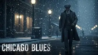 Chicago Dark Blues  Smooth Guitar  Cinematic Noir Vibes for Deep Thoughts 208e2c95