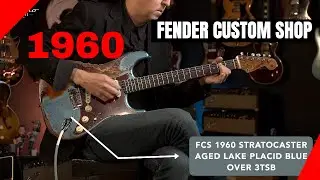 Fender Custom Shop 1960 Stratocaster In Aged Lake Placid Blue Over 3TSB