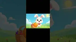 🐰🍎 Bunny Learns Fruit Names  Fun Kids Learning #KidsLearning#FruitNames#BunnyCartoon#KidsShorts