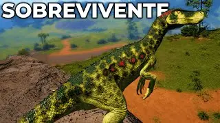 The Isle Realismo -  Esse Herrerasaurus brinca com a MORTE! | Gameplay Imersiva