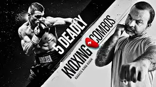 5 Best Knockout Combos Pro-Level Boxing Training Techniques karate king khan #boxing #KnockoutCombos