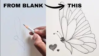 How to draw beautiful butterfly 🦋 | step by step guide to draw butterfly 🦋 | Tiny Tale #3 