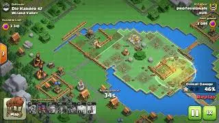 Capital hall 7!! Max Wizard Valley destroyed in 2 attacks!! (All ruins unlocked!)