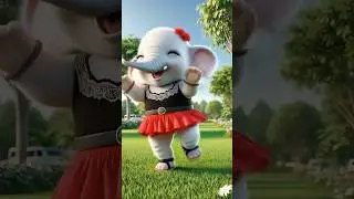 Cutest Baby Elephant Dancing Ever &ndash; Must Watch! 🐘💃 #animation #dance #shorts