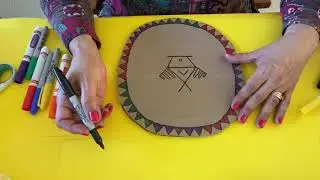 Art Study of Native American Protective Shield. Ms. Kenji