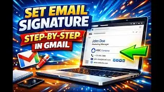 The EASIEST Way to install a Professional Email Signature in Gmail