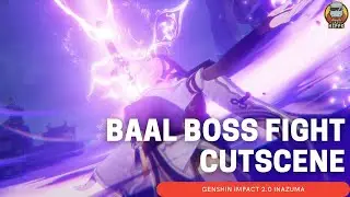 Baal Boss Fight Cutscene - Genshin Impact 2 0 Inazuma