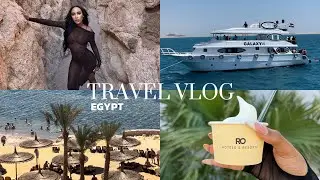 TRAVEL VLOG EGYPT Pt.3 | Luxury Resort In Paradise, Boat Cruise, Scuba Diving, Sharm El-Sheik
