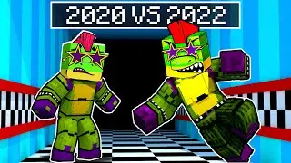 Old Monty VS New Monty in Minecraft Security Breach