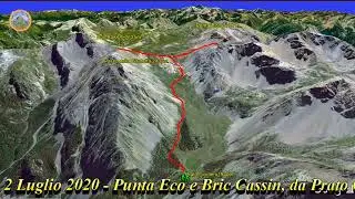 Punta Eco e Bric Cassin, da Prato Ciorliero