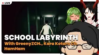NEMENIN HORROR @greenyz125 bareng @karakotaru @ytnya.hamham  - SCHOOL LABYRINTH【OPIKARIEF GAME】