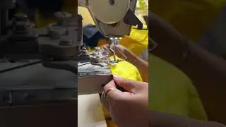 CARA MEMASANG KANCING BAJU DENGAN MESIN JAHIT HIGH SPEED | MOKO KONVEKSI GARMENT SEMARANG