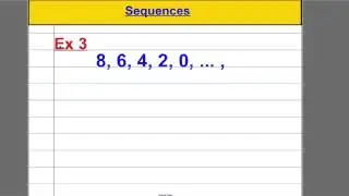 Linear Sequences (nth term)