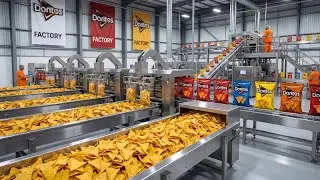 How Doritos Cheese Chips Are Made  | Nachos Production Process