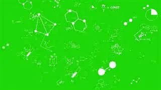 Chemical Background Greenscreen effect Chromakey   no copyrights