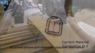 Closed-loop direct ink extruder system with multi-part materials mixing
