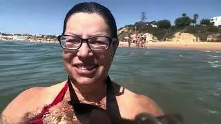 🔴  красивейшие пляжи Португалии 🔴 Albufeira hotel AURAMAR ХОЛОЛНАЯ ВОДА в сентябре 17.09.2024