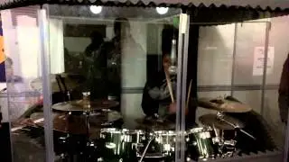 Minister shedrick on the drums