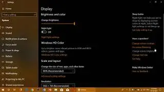 Windows 10 October 2018 update Feature highlight Settings now has most asked questions on side panel