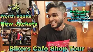 Mathijamster 😊😊Own Shop Vlog ||Bikerscafe Shop Tour PART 1 #mathijamster #bikerscafe #maxwrist #r1