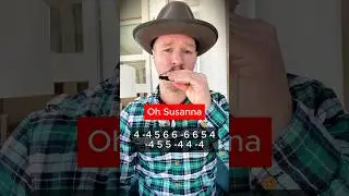Harmonica Tutorial - Oh Susanna #shorts #harmonica #tutorial