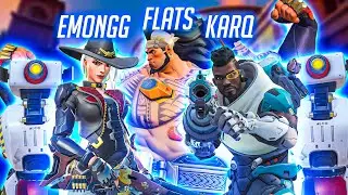 So I Tried the NEW Hero Mastery Gauntlet! w/ Flats and KarQ | Overwatch 2