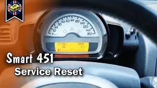 how to reset the service indicator on a Smart 451 | Smart 451 Service Reset | VitjaWolf | Tutorial