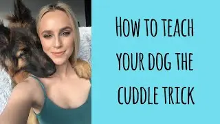 How to teach your dog the cuddle trick