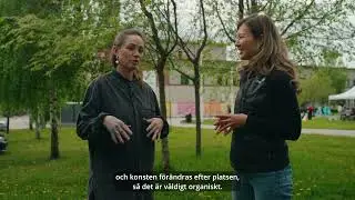 Hertsö centrum - en plats i förändring där livet pågår vid sidan om byggprojekten