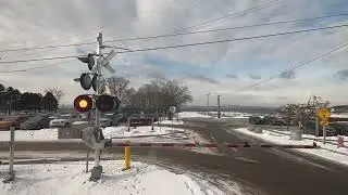 Amtrak Ethan Allen Burlington To Rutland Raw Footage 1/18/2024