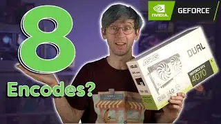 8 аппаратных кодировок с NVENC и последними драйверами NVIDIA? Нет... теперь их 12! Смотрите описание.