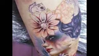Mother Nature Liz Girl Color Illustrative Realism Liz Cook Tattoo