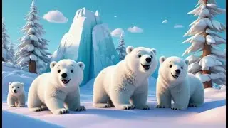 Polar Bear Paws Go Stomp Stomp Stomp | English Nursery Rhyme | Kids Songs | Baby Music
