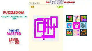 Puzzledom - Paint MASTER Level 1 - 50 - Walkthrough