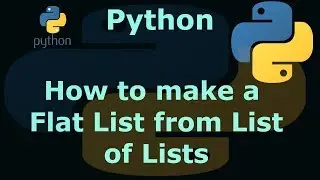 Python How to make a Flat List from List of Lists