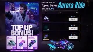 New Aurora Ride Bike Skin in Top Up Event Free Fire